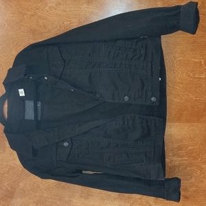 Levi's Black Jean Jacket, size large